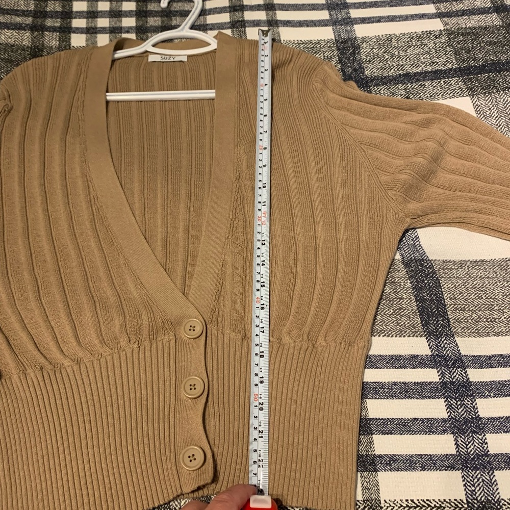 Balloon sleeve cardigan - Picture 8 of 8